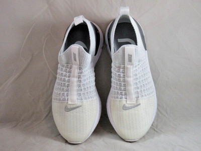Nike Women's React Phantom Run Flyknit 2 White Pure Platinum Size 5  C10280-100