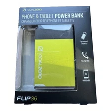 Goal Zero Phone Power Bank Flip 24 Metallic Green USB Charging Port Portable 