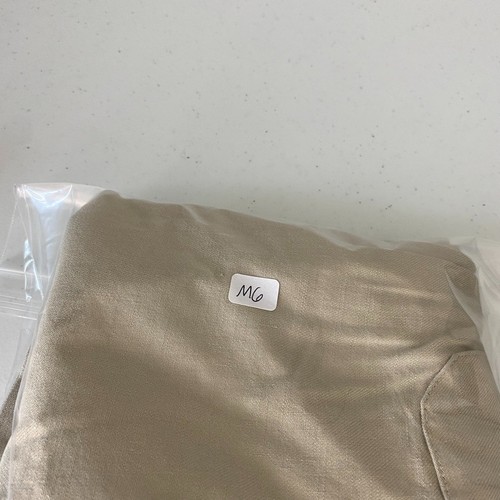 NYDJ Marilyn Linen Trousers Linen Pants Womens 10 Saddlewood Tan Straight Leg - Zdjęcie 9 z 9