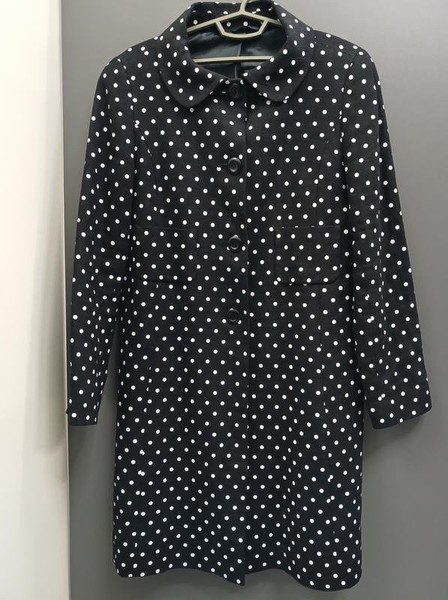 Women Hobbs Trench Coat Black Linen S
