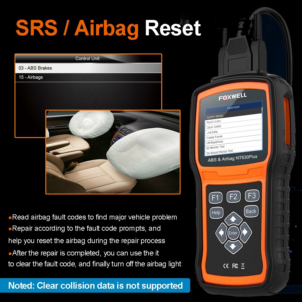 Foxwell NT630 Plus SAS SRS ABS Bleeding Code Reader OBD2 Scanner Car Diagnostic - Thumbnail 12