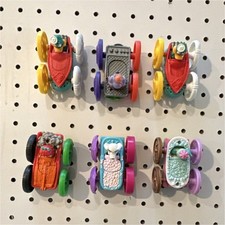 McDonald's Looney Tunes 1990 Happy Meal Toy Cars Lot of 6