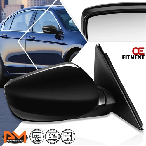 For 08-12 Honda Accord 4Dr OE Style Powered+Heated Side Rear View Mirror Right