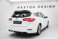 Maxton Design Diffusor Heckansatz Passend FüR Ford Focus Vignale Kombi Mk4 Schwa
