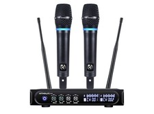 S9 UHF Rechargeable Wireless Microphone System Karaoke Microphone Wireless