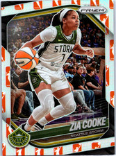 Zia Cooke 2025 Panini Prizm WNBA Logo Prizm #110 Seattle Storm