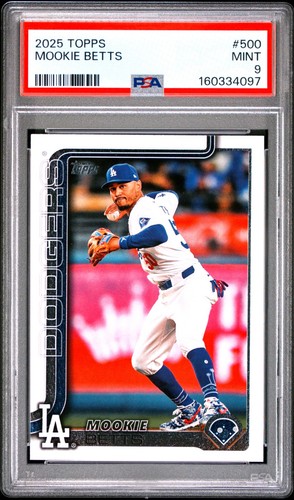 2025 Topps MOOKIE BETTS #500 PSA 9 MINT 😎