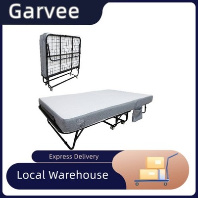  75x31/38/45in 4'' Memory Foam Mattress And Wheeled Frame Equip This Folding Bed