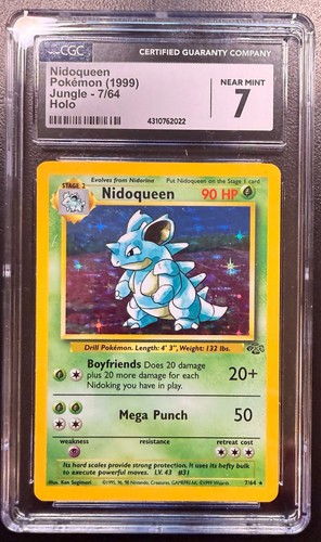 Nidoqueen (Unlimited) graded CGC 7.5 for sale on eBay