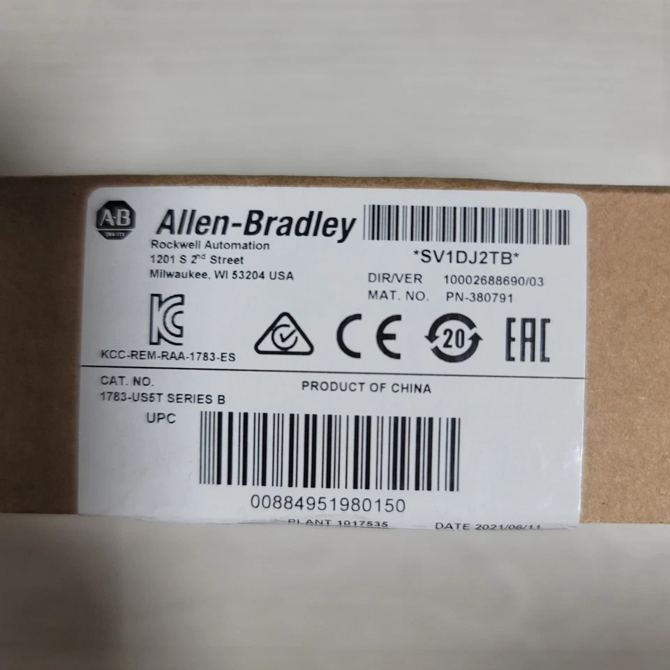 NUEVO Conmutador Ethernet Allen Bradley 1783-US5T Serie B Puerto 5T Sellado de Fábrica Foto 2 de 4