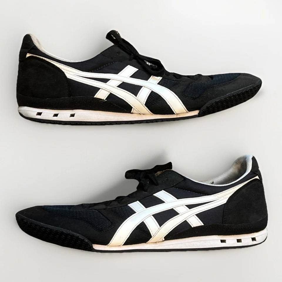 Onitsuka Tiger Ultimate 81 男式 HN201 黑色白色 A+ 状况 — 第 4/4 张图片