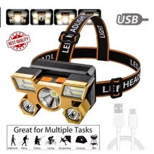 Powerful Rechargeable Head Flashlight for Fishing Led Headlamp Nitecore Camping