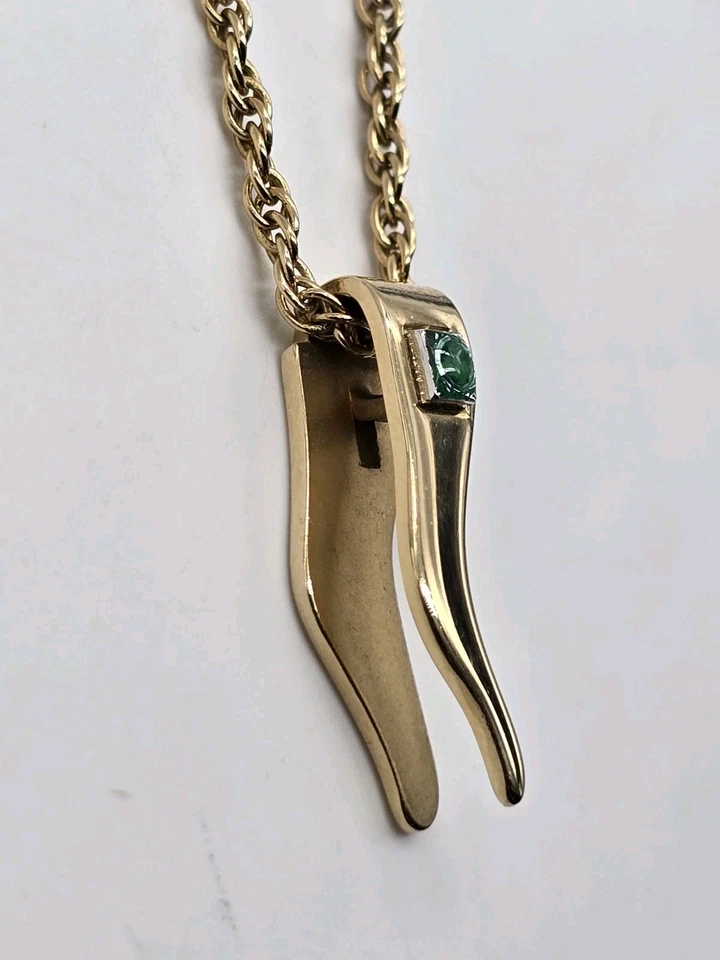 Collar cuerno italiano Pierre Carden conocido por traer suerte. Fortuna y protección  Foto 4 de 4