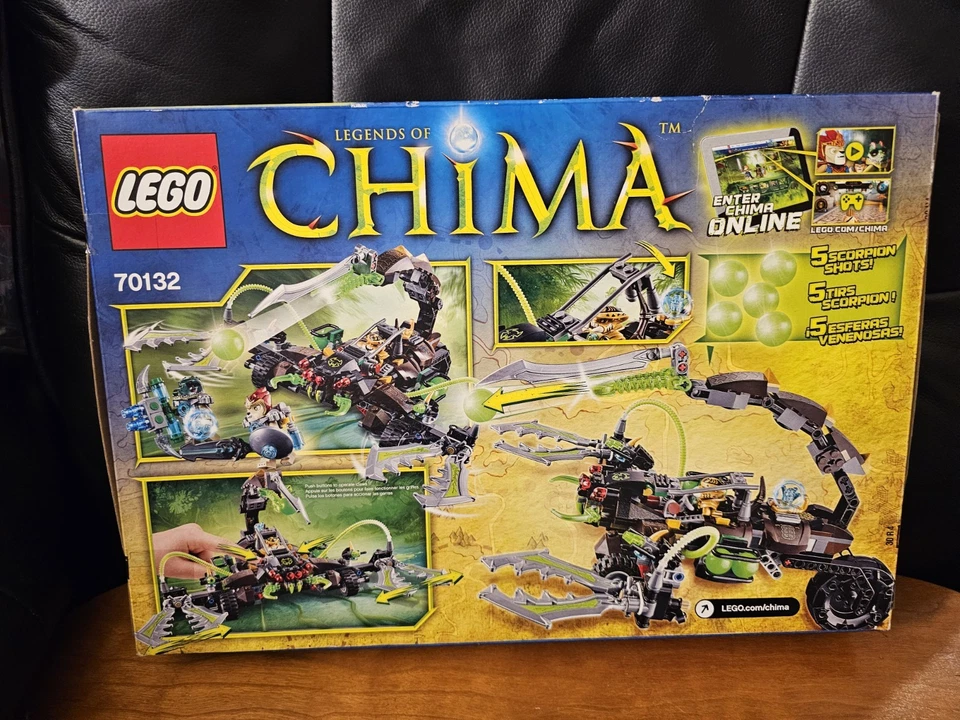 LEGO LEGENDS OF CHIMA: Scorm's Scorpion Stinger (70132) New Sealed - Image 2 of 4