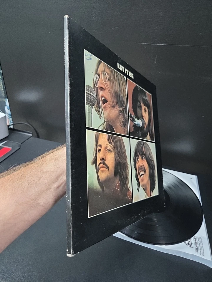 The Beatles Let It Be Lp Vinyl 1970 1st Apple "Phil & Ronnie" Press Gatefold VG+ Foto 4 de 4
