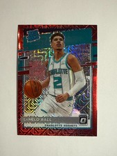 2020 Donruss Optic LaMELO BALL #153 Rated Rookie /88 Choice Red Mojo Prizm