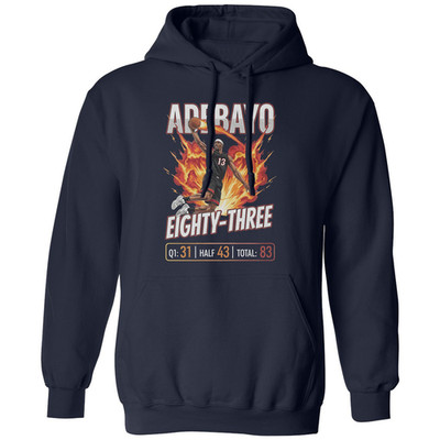 Adebayo 83 Points Tribute Eighty-Three Bam Graphic Unisex Hooded Sweatshirt