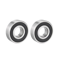 Image of 2pcs Deep Groove Ball Bearing 6203RS Single Sealed 17 x 40 x 12mm Chrome Steel
