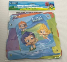 BANNER DE FELIZ CUMPLEAÑOS BURBUJA GUPPIES ~ Suministros de fiesta de cumpleaños Decoraciones Nick
