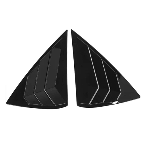 For Nissan Sentra Sylphy 2013-2019 Gloss Black Rear Window Louver Shutter Cover - Foto 8 di 9