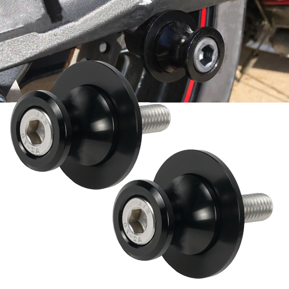 6mm Swingarm Spools Sliders For Yamaha YZF-R1, R6 (1998-2015) & R6S (2006-2010) – CNC 6061-T6 - View #2