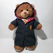 BUILD-A-BEAR Harry Potter Gryffindor Brown Bear Plush with Robe Shirt Tie Vest