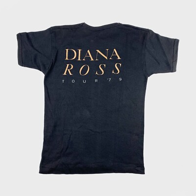 1979 Diana Ross Vintage Tour Tee Shirt 70s 1970s Small XS | eBay