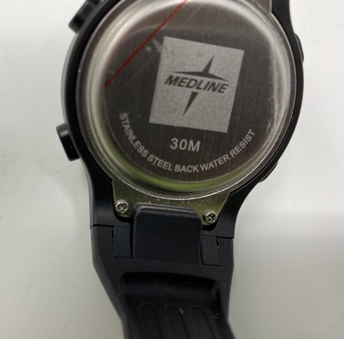 Medline Fitness Watch Heart Rate Monitor Pedometer Stopwatch