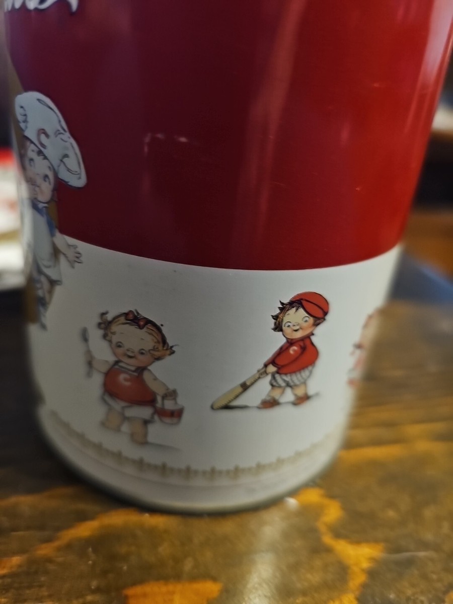 Vintage Campbells Soup Puzzle Vintage Tin Can with Campbell's Kids