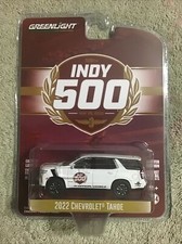 2022 Greenlight  2021 WHITE CHEVROLET TAHOE INDY 500 Pace Car 1/64 Scale Diecast