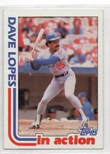 1982 Topps Baseball Card #741 Dave Lopes IA-Dodgers