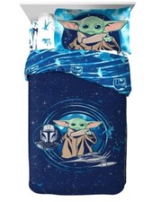 Star Wars the Mandalorian Kids Reversible Twin Bed Set-W50016555572