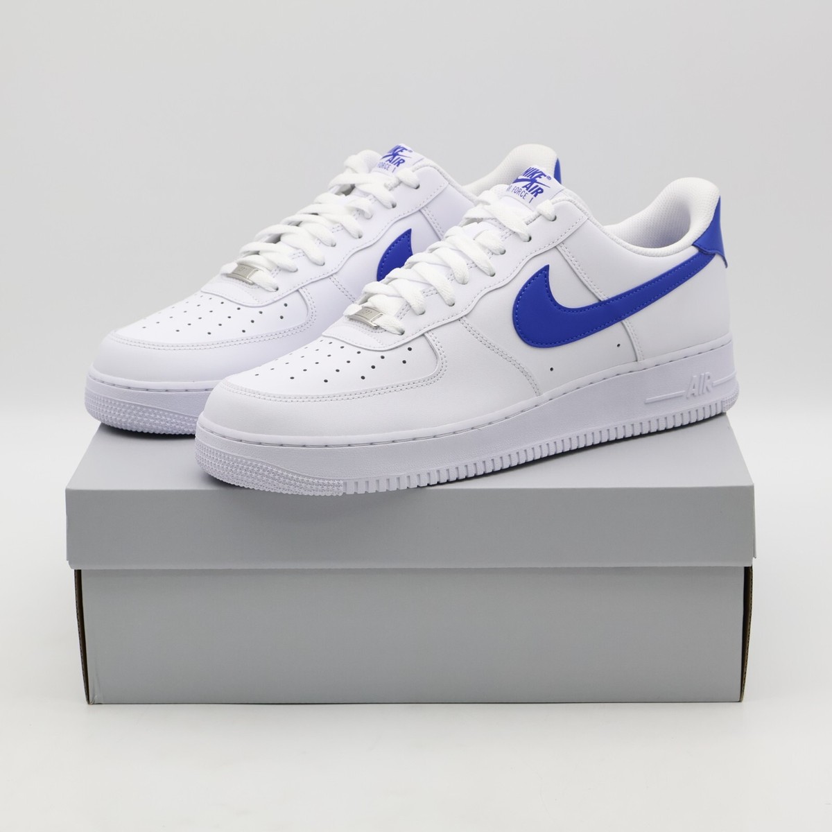 ☆Nike☆ Air Force 1 07 M White Hyper FJ4146113 FJ4146 FJ4146-113 Nike Air Force 1 Low Hyper Royal (Men's) | eBay