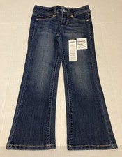 NWT Sonoma Girls Supersoft Stretch Bootcut denim Jean 4 Regular SR 26 Dark Wash