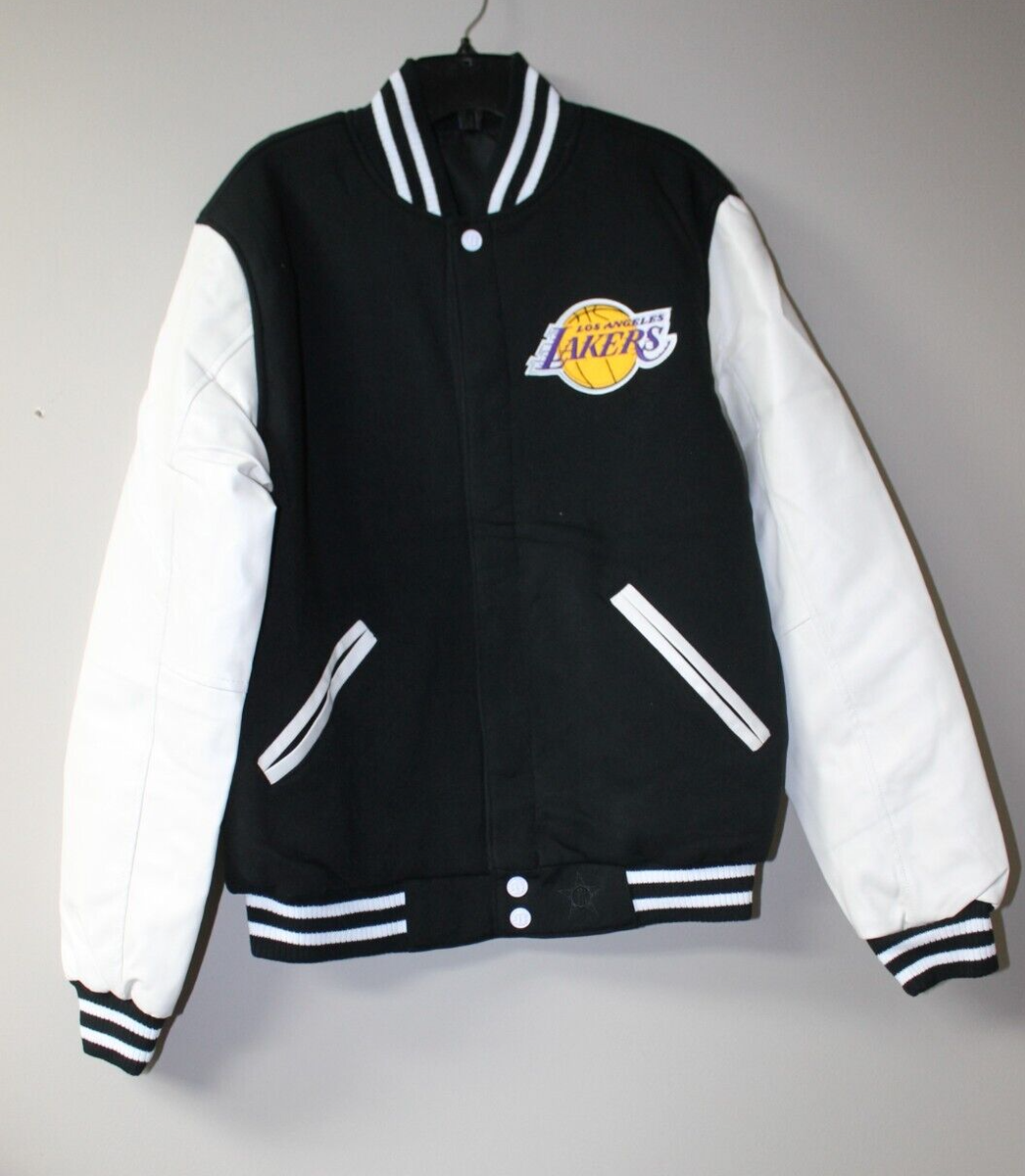 New NBA Los Angeles Lakers Reversible faux leather sleeve poly