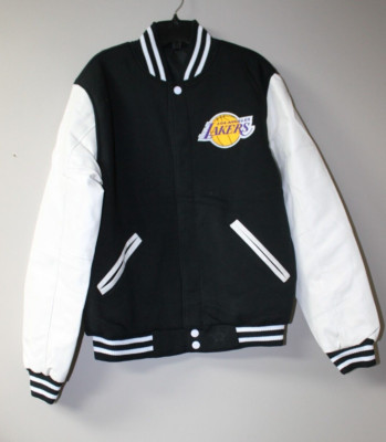 New NBA Los Angeles Lakers Reversible faux leather sleeve poly