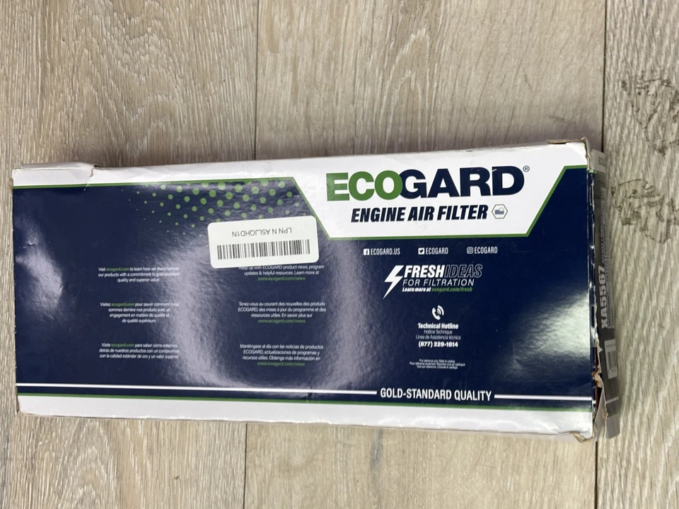 Filtro de aire de motor premium ECOGARD XA5567|Se adapta a Ford Escape 2012-05 Foto 3 de 3