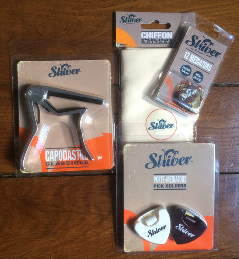 Capodastre guitare SHIVER anti-rayures kit de secours avec mediators