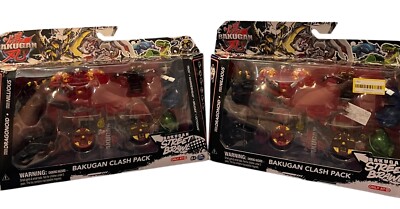 Set Of 2 Bakugan Street Brawl Clash Box Sets Target Exclusive*NEW*(Damaged Boxes