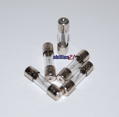 Qty 5, T5L250V Time Delay Slow Blow Beaded Cartridge Glass Fuses 5X20mm FASTSHIP