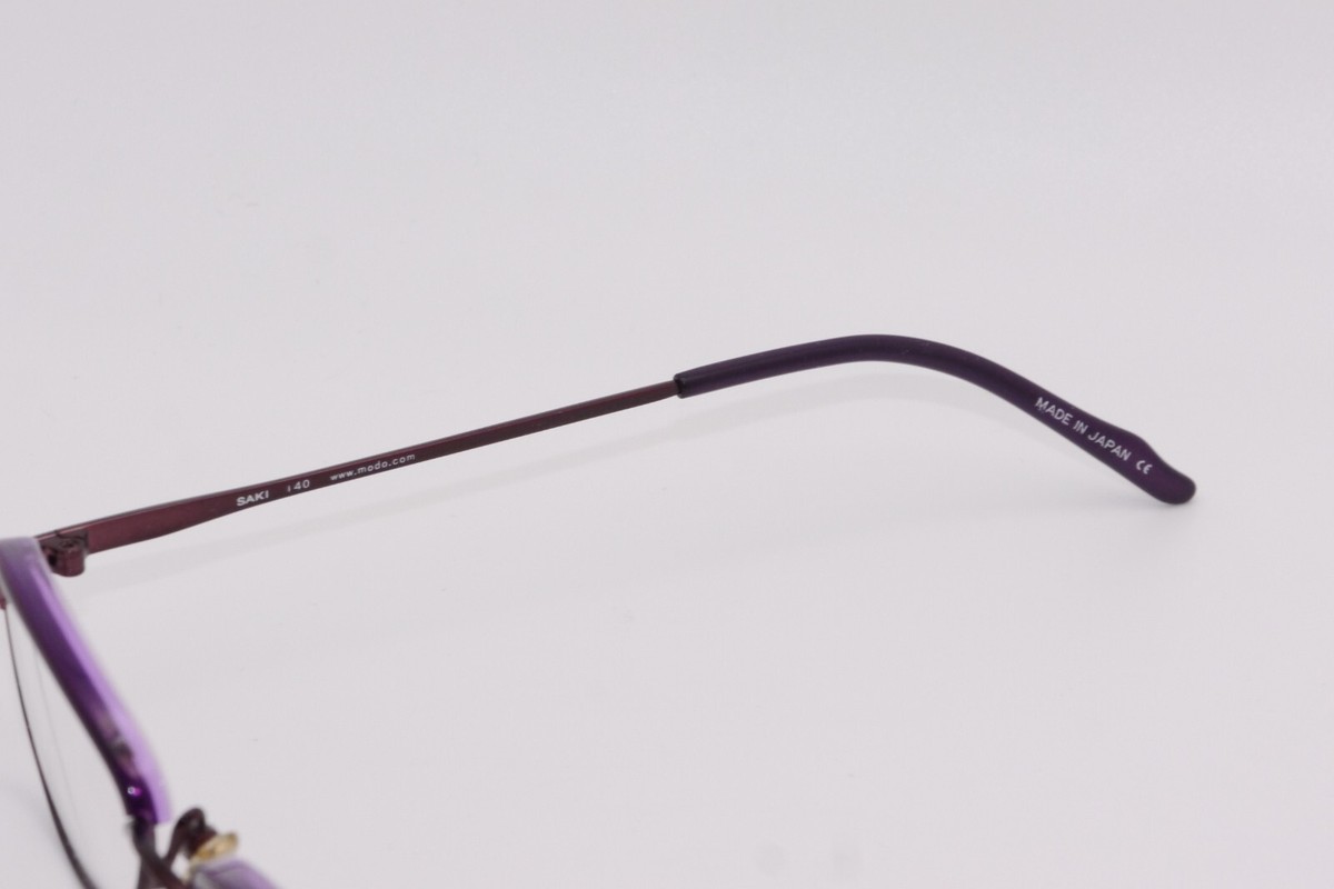 SAKI Mod.611 -47[]18-140 Purple Havana Eyeglass Frames JAPAN | eBay