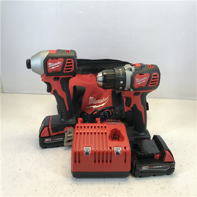Milwaukee 269122 18V Cordless Drill and Impact Driver Combo Kit for