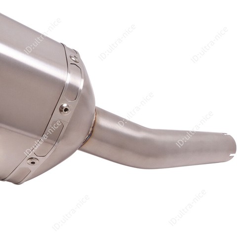 For Yamaha Tenere 700 XTZ07 2019-2025 Exhaust Pipe Motorcycle Muffler Titanium - Picture 6 of 7