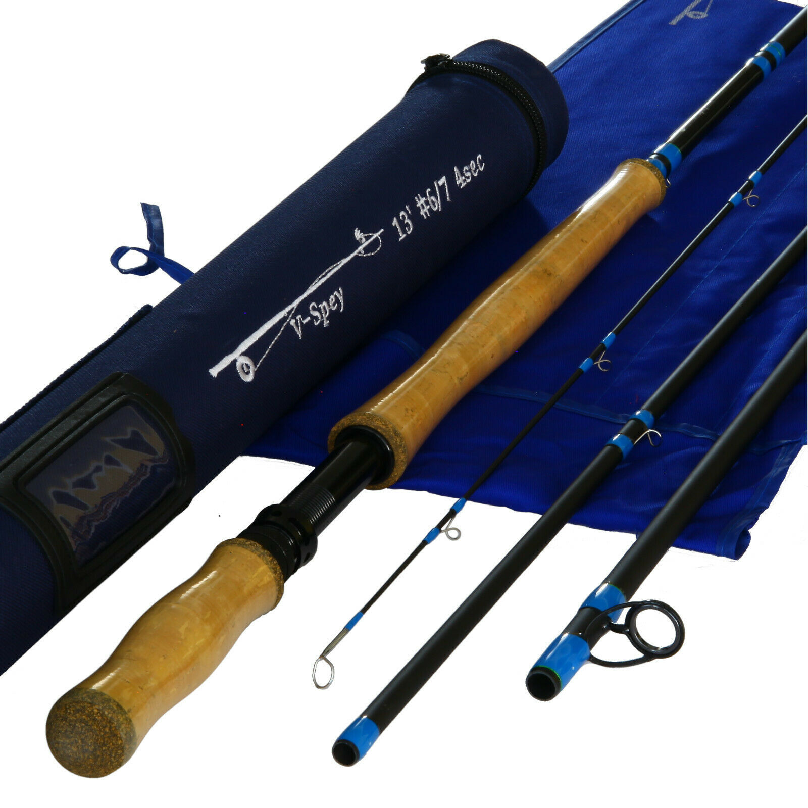 Maxcatch DoubleHanded Fly Rod, 5/6/7/8/9wt, 11ft13ft, switch rod