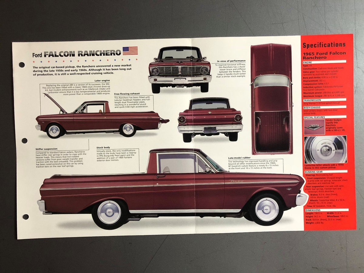 1965 Ford Falcon Ranchero IMP 