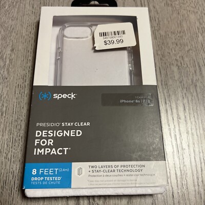 Speck Presidio Stay Clear Case for iPhone 6s SE 2nd 3rd Gen