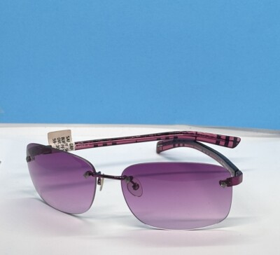Burberry by Safilo Women s Fuchsia Purple Sunglasses Rimless B9442/S 50-15-130mm