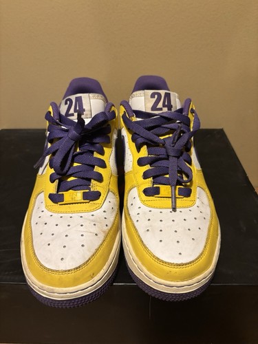 Nike Kobe Bryant Air Force 1 Talla 7 GS 09 (sin caja viene en un reemplazo aleatorio - Imagen 3 de 5