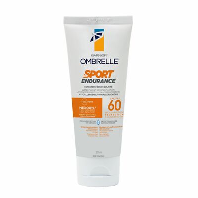 2 PACK Garnier Ombrelle SUNSCREEN SPF60 231ml Sport Endurance LOTION LONG EXPIRY