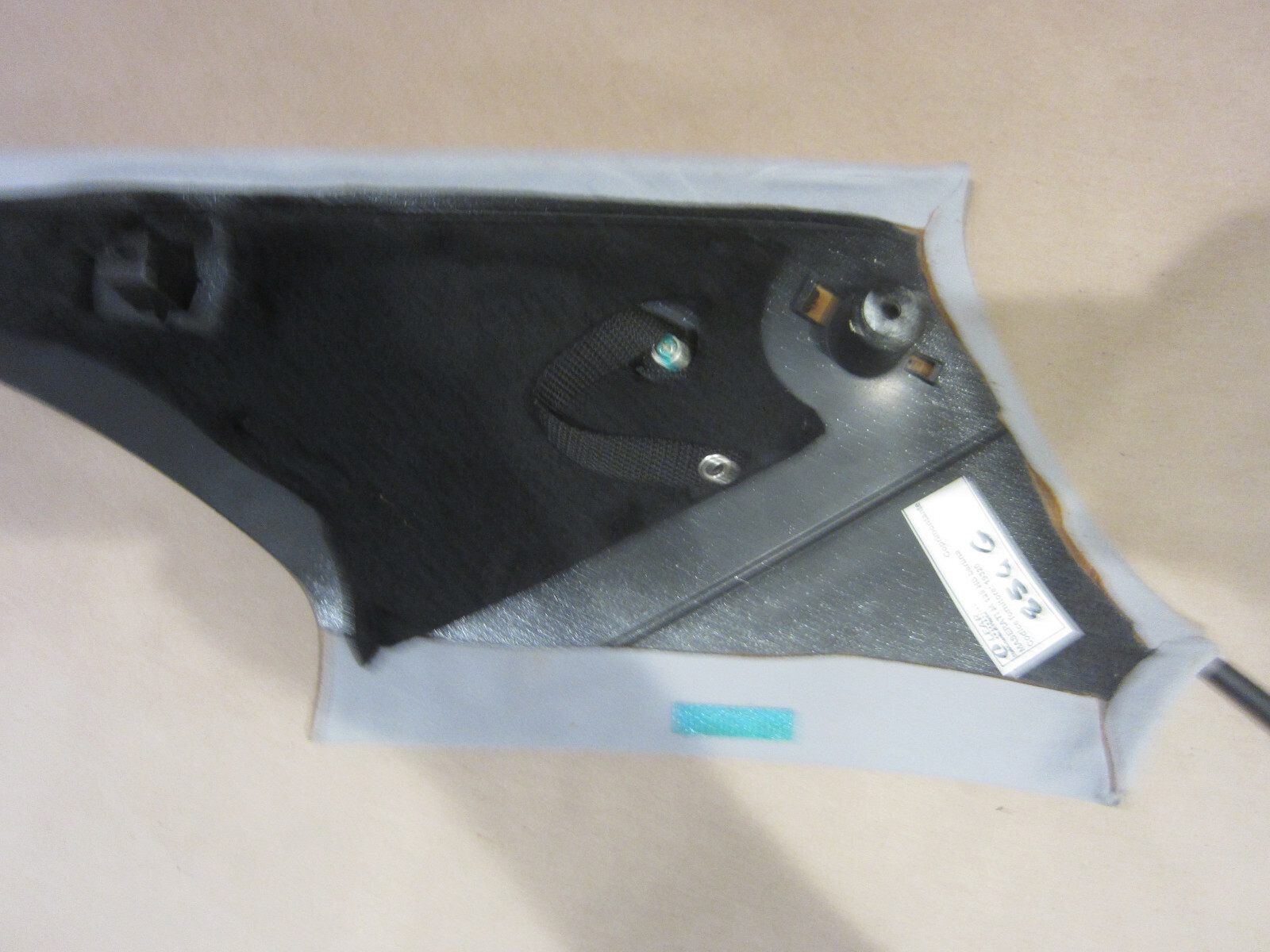 Maserati Quattroporte RH Rear Upper C-Pillar Cover Trim - Grey -  P/N  981357000
